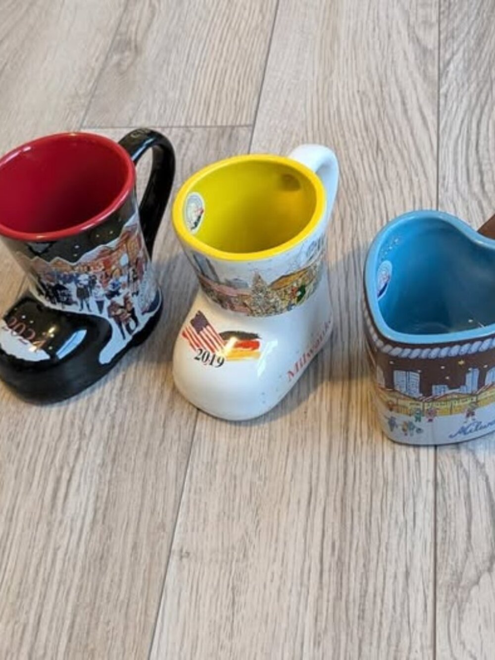 Three Christkindlmarket Mugs - Milwaukee & Chicago